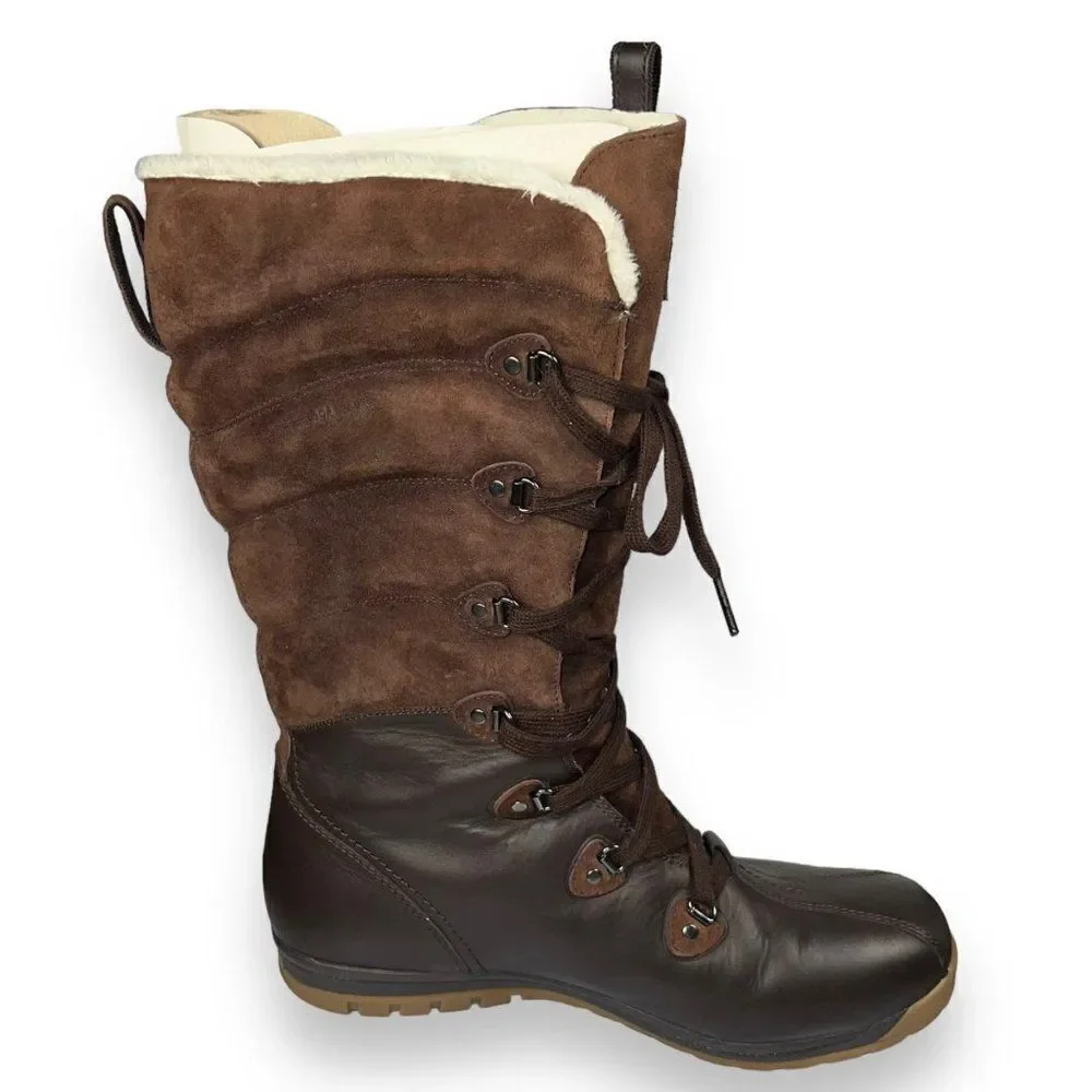 Helly Hansen Skuld 4 Winter Waterproof Boots Brown Women's 9.5‎